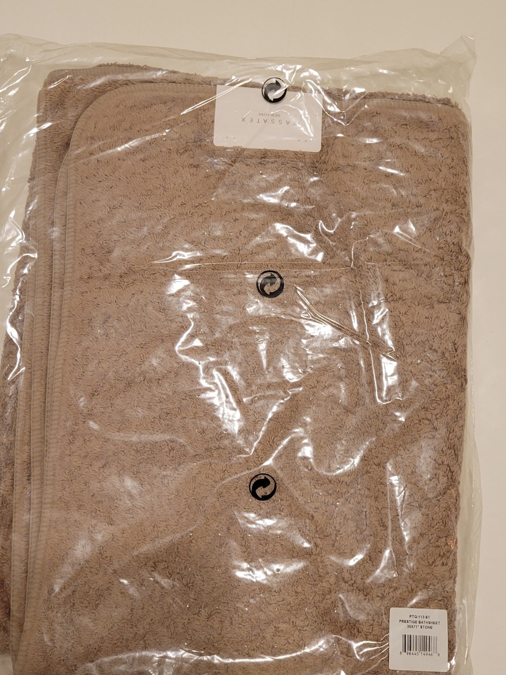 Kassatex Prestige Garment Washed Bath Sheet Towel